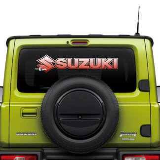 Suzuki JIMNY Logo Farbverlauf-Logo-Aufkleber für die Heckscheibe
 1