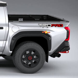 Paar TRD Pro Tacoma Toyota Racing Development Bed Side Truck Aufkleber Aufkleber 3 Farben
