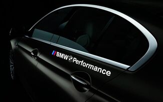 Paar Vinyl-Aufkleber mit BMW Performance-Logo für M3 M5 M6 E36, passend für alle Modelle
