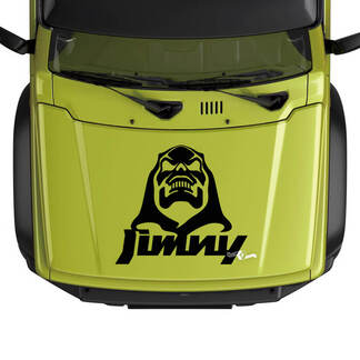 Suzuki JIMNY Hood Skull Logo Aufkleber Aufkleber Grafiken
 1