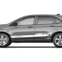 2x seitliche Ford Edge-Türen, Vinyl-Racing-Streifen, Karosserieaufkleber, Vinyl-Grafikaufkleber 4
 3