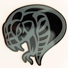 Hellsnake Snake 3D Kotflügel-Abzeichen Emblem_4