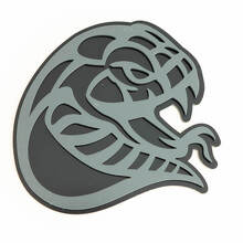 Hellsnake Snake 3D Kotflügel-Abzeichen Emblem_5