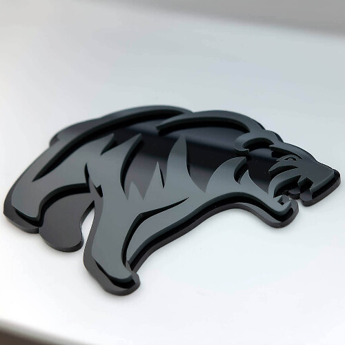 Wütender Grizzlybär 3D Kotflügelzeichen Emblem