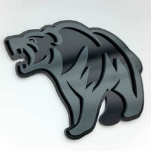 Angry Grizzly Bear Custom 3D Badge Fender Badges Emblem
 4