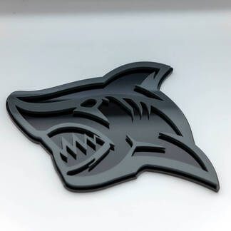 Shark 3D Badge Fender Badges Emblem
