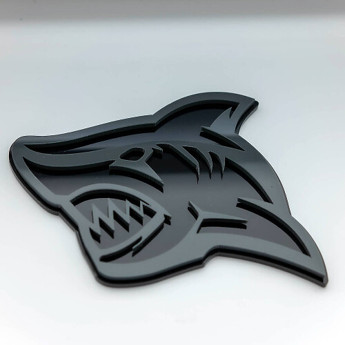 Shark 3D Kotflügelabzeichen Emblem