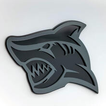 Shark 3D Kotflügelabzeichen Emblem_6