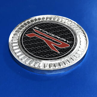 3D-Abzeichen Stingray R Chevrolet Corvette Metall-Aluminium-Emblem
