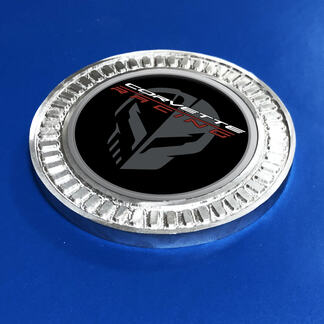 3D-Abzeichen Stingray Jake Racing Punisher Chevrolet Corvette Metall-Aluminium-Emblem
