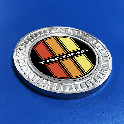 Vintage-Stil Aluminium-Emblem für Toyota Tacoma