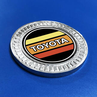 3D-Abzeichen Toyota Vintage TRD Retro Heritage Racing Stripes Metall Aluminium Emblem 2
