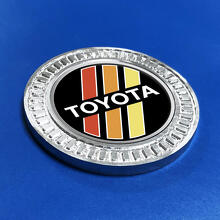 3D-Abzeichen Toyota Vintage TRD Retro Heritage Racing Stripes Metall Aluminium Emblem 3
 2