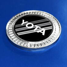 3D-Abzeichen Toyota Yota Grau und Rot TRD Retro Heritage Racing Streifen Metall Aluminium Emblem 2 2