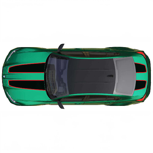 CSL-Stil Motorhauben- und Kofferraum-Streifen Vinylaufkleber-Kit für BMW M3 G80 M4 G82 G83