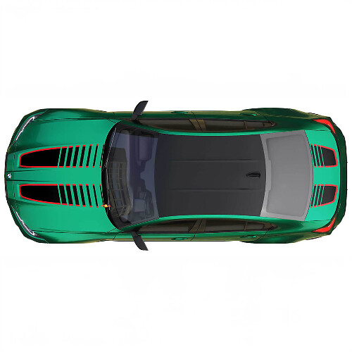 Streifen für Motorhaube und Kofferraum im CS CSL-Stil für BMW M4 M3 G82 G83 M Performance Vinyl-Aufkleber
 1