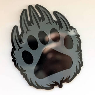 Bear Paw Claw Custom 3D Badge Fender Badges Emblem
 1