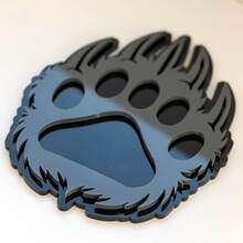 Bear Paw Claw Custom 3D Badge Fender Badges Emblem
 4