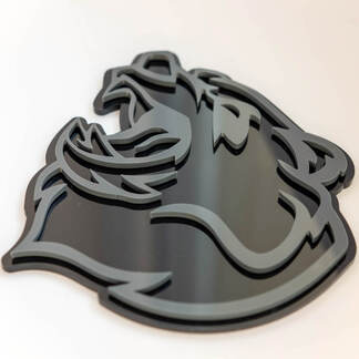 Bär Custom 3D Badge Fender Badges Emblem
