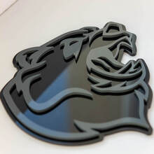 Individuelles 3D-Kotflügel-Emblem wütender Grizzlybär_2