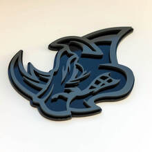 Rhino Custom 3D Badge Fender Badges Emblem
 3