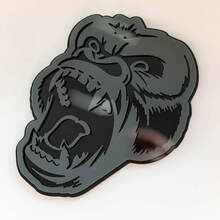 Benutzerdefiniertes 3D-Abzeichen Angry Gorilla Fender Badges Emblem
 2