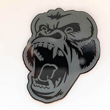 Benutzerdefiniertes 3D-Abzeichen Angry Gorilla Fender Badges Emblem
 3