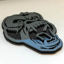 Benutzerdefiniertes 3D-Abzeichen Angry Gorilla Fender Badges Emblem
 5