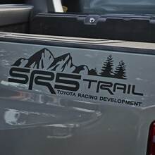 2x SR5 Trail Mountain Trees Toyota Off Road BedSide Vinyl-Aufkleber, passend für Tacoma- oder Tundra-Aufkleber
 2