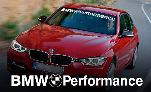 BMW Performance Style Windshield Banner Vinyl-Aufkleber für BMW