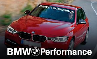 BMW Performance WINDSCHUTZSCHEIBENBANNER Fensteraufkleber für M3 4 5 6 e46 e36
