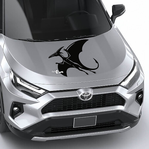 Pterodactylus antiquus Universale Motorhauben-Vinyl-Aufkleber Grafiksticker
 1