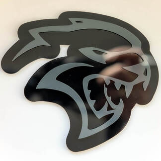 Benutzerdefiniertes 3D-Abzeichen Hellcat Dodge Fender Badges Emblem
