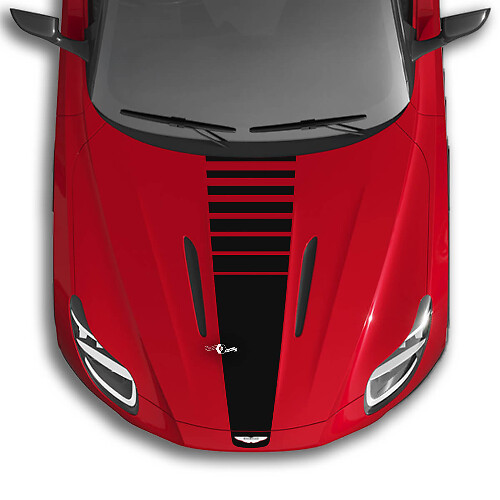 Ganzkörper-Aston Martin DB11 Hood Strobe Vinyl-Aufkleber
