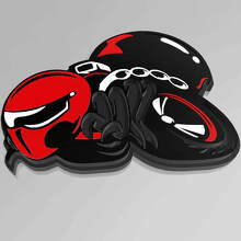 Individuelles 3D HellBee Black Widow Spider Kotflügel-Emblem für Dodge_2