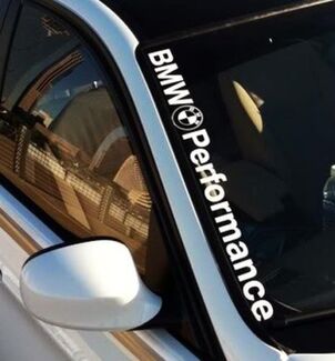 BMW Performance M3 M5 E34 E36 E39 E46 E60 E70 E90 Windschutzscheiben-Aufkleber-Logo
