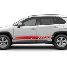 Toyota RAV4 Side Racing Stripes Vinyl Aufkleber Grafikaufkleber passend für Toyota RAV4 2
 2