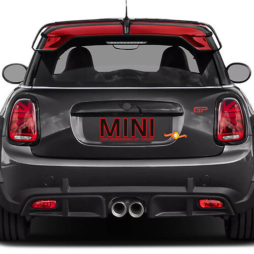 Mini Logo Aufkleber für die hintere Seitenwand des MINI Cooper