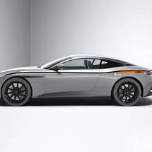 Seitliche Aston Martin DB11 Full Body Line Vinyl-Aufkleber
 2