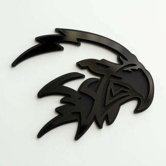 Benutzerdefinierte 3D-Abzeichen Trackhawk Hellhawk Black Logo Fender Badges Emblem
 1