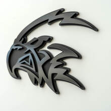 Benutzerdefinierte 3D-Abzeichen Trackhawk Hellhawk Black Logo Fender Badges Emblem
 5