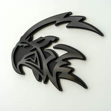 Benutzerdefinierte 3D-Abzeichen Trackhawk Hellhawk Black Logo Fender Badges Emblem
 6