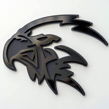 Benutzerdefinierte 3D-Abzeichen Trackhawk Hellhawk Black Logo Fender Badges Emblem
 7