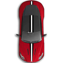 Aston Martin DB11 Vollkörper Zweifarbiger Streifen Motorhaube Dach Kofferraum Vinyl Aufkleber 2 2