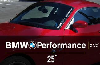 BMW Logo Performance M3 M5 E34 E36 E39 E46 E60 E70 E90 Windschutzscheibenaufkleber
