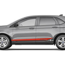 Ford Edge Doors Vinyl Rocker Panel Stripes Karosserieaufkleber, Vinyl-Grafikaufkleber
 3