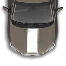 Doppelstreifen-Vinylaufkleber für die Motorhaube, passend für Suba Outback
 2