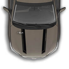 Zwei Streifen-Nadelstreifen-Vinylaufkleber für die Motorhaube, passend für Suba Outback
 2