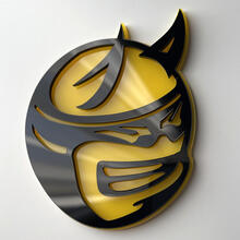 Benutzerdefiniertes 3D-Abzeichen Drag Bee Dodge Charger Challenger Logo Fender Badges Emblem 2
 6