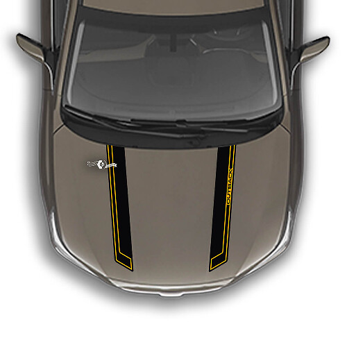 Doppelstreifen Hauben Vinyl-Aufkleber 2 für Subaru Outback